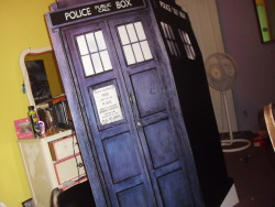 just got a motherfucking tardis for my birthday