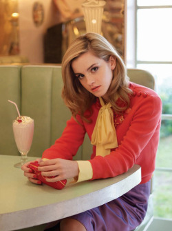 teetotalling:  time for more milkshake? - Emma Watson
