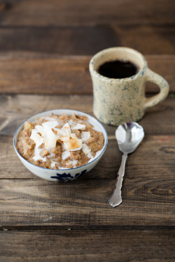 after-health-comes-happiness:  f-o—o-d:  Coconut Rhubarb Amaranth