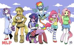 MLP Frienship is Magic Mane 6