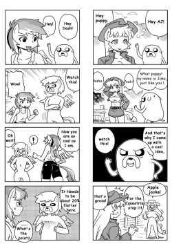 MLP 4KOMA 11&12 MLP X Adventure time 2