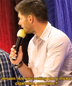 bellisle-destiel:   [x]  Jensen, your Dean is showing. 