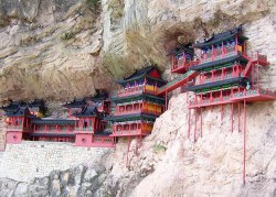 ascensionawareness:  Hanging Monastery in China 