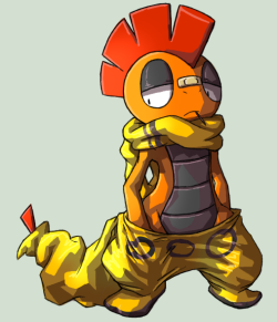 blissey-toes:  Wiz the scrafty by ~supascrag 