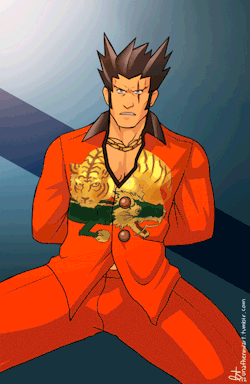 unafkennyart:  Commission for soundlizard Tigre from Ace Attorney 