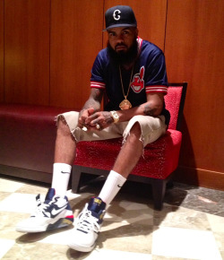 thatskylep:  #CelebritySneakerStalker Stalley in the Nike Air