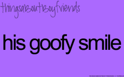 Things About Boyfriends
