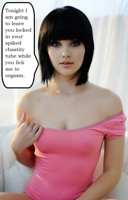 lori2csub:  n-cog-nito:  Previously posted: short chastity caption.