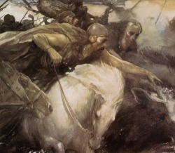 3foldlaw:  The mabinogion, illustration by Alan Lee The Mabinogion