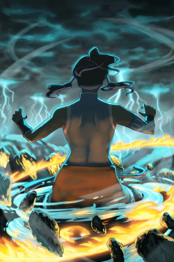 sapphirefeathersketch:  And thus completes the entire set! Korra