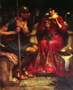 kiraablue:  Jason and Medea by William Waterhouse (6 April 1849