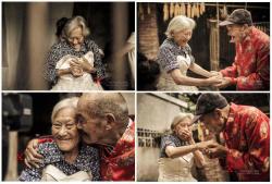 kukkimonster:  Age 104 old man and his age 100 wife, they are