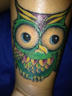 fuckyeahtattoos:  My owl:) it means the world to me! Even I swore