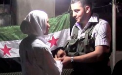 mendmyheart:  farhanist:  Syrians find love in time of war  In