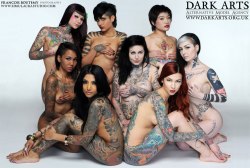 womenwithink:  The amazing girls from Dark Arts agency. Featuring