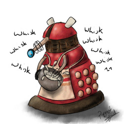 A Dalek making suffle