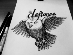 afiomarta:  drawing this while listen to Deftones..dope 