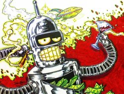 fuckyeahpsychedelics:  “Bender At Work” by casebasket