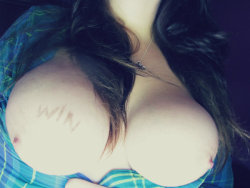 ashleyashamed:  Might as well. topless tuesday.