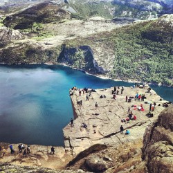 instagram:  Preikestolen Cliff in Norway  Want to see more photos?