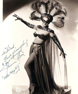 burleskateer:     Jeanne Adair    aka. “Miss Mystery”..