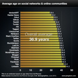 courtenaybird:  Report: Social network demographics in 2012 LinkedIn