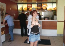 fastfoodflashers:  Four delicious breasts at KFC 