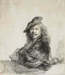 slickwhippet:  Rembrandt Van Rijn, Self-portrait (1639) 