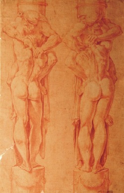 thisblueboy:  Lodovico Carraci, 1555-1619, Caryatids 