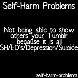 self-harm-problems:  Follow and this is also an advice blog so