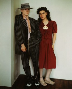 collective-history:  Andy Warhol & Paloma Picasso by Jean-Paul