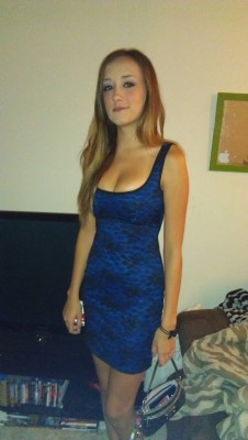 vickyssecrets:  Dress for tonight at club Rain in North Hollywood.