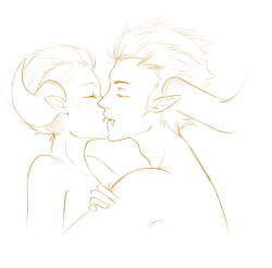 i need to practice drawing kissingalot 