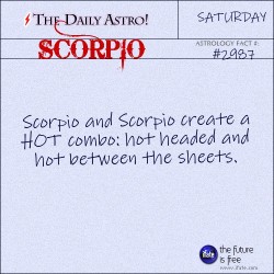dailyastro:  Scorpio 2987: Visit The Daily Astro for more Scorpio