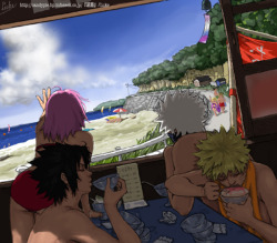 Team 7 at the Beach