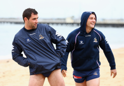 roscoe66:  Cooper Cronk and Cameron Smith. Second pic is my favorite