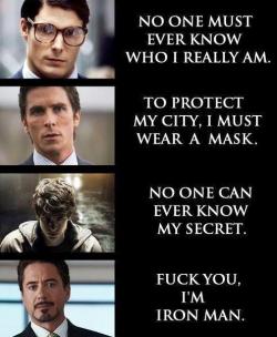 Lmao! Iron Man <3