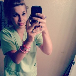 taylorterritories:  First day of scrubs(: (Taken with Instagram)