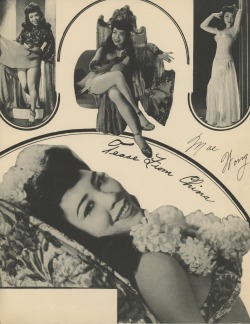 burlyqnell:   Mae Wong Vintage small-format poster, typically