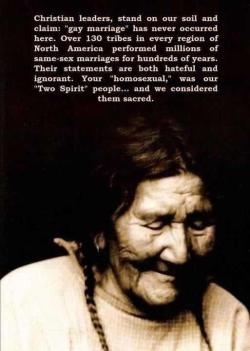 evereverafter:  you-should-have-choices:  deconversionmovement:  source  &lt;3 My grandmother told me about Two Spirit people when I was very young. I’ve always had this mentality.  Will always reblog this &lt;3 