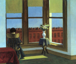 paperimages:  Edward Hopper, Room in Brooklyn, 1932 