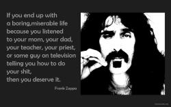 atheist-overdose:  Frank zappa on influences.follow for the best