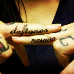 xowasabi:  I got a new #tattoo today #deftones (Taken with Instagram)