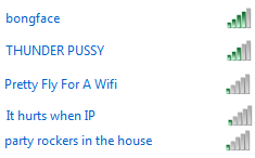 eien-ni-touko:  gowithgodsatan:   WiFi names from my neighbors