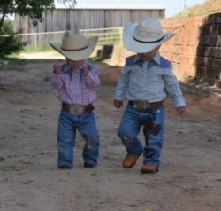 dixiedarlin33:  Ima have myself some little cowboys like this