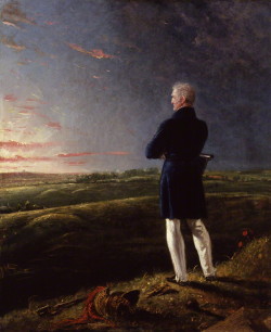 ladycashasatiger:  Wellington overlooking the fields of Waterloo