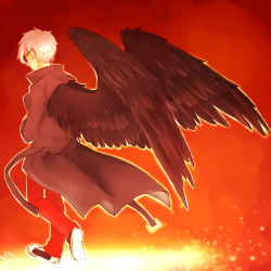 life-writer:  it’s dave in a trenchcoat with wings???? idk