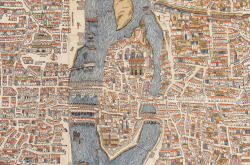  Detail of Île de la Cité, Le Marais, and Quartier Latin from
