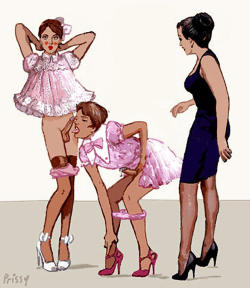 dainty sissies forced to be sensual with one another (unknown