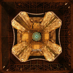 The Eiffel Tower from below 